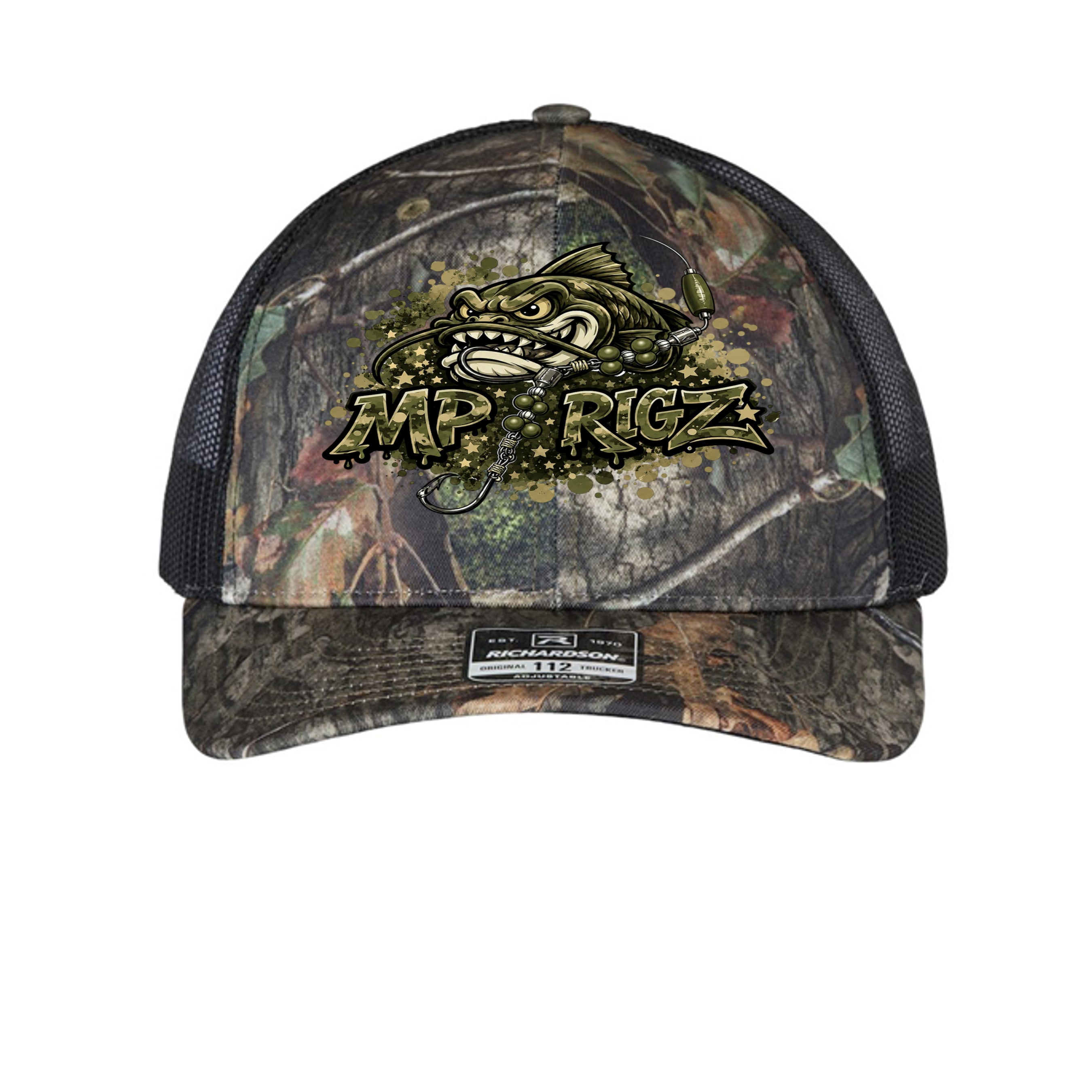 Mossy Oak Country DNA/ Black - 112P - FRONT